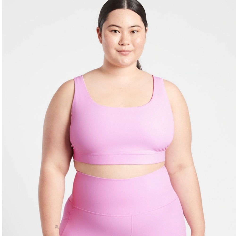Athleta Exhale Bra Opaque Lily 2X